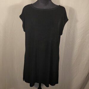 Chico's Travelers Black Sleeveless Top Size 2